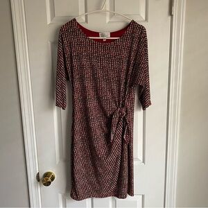 Signature by Robbie Bee Red Dress Petite Medium